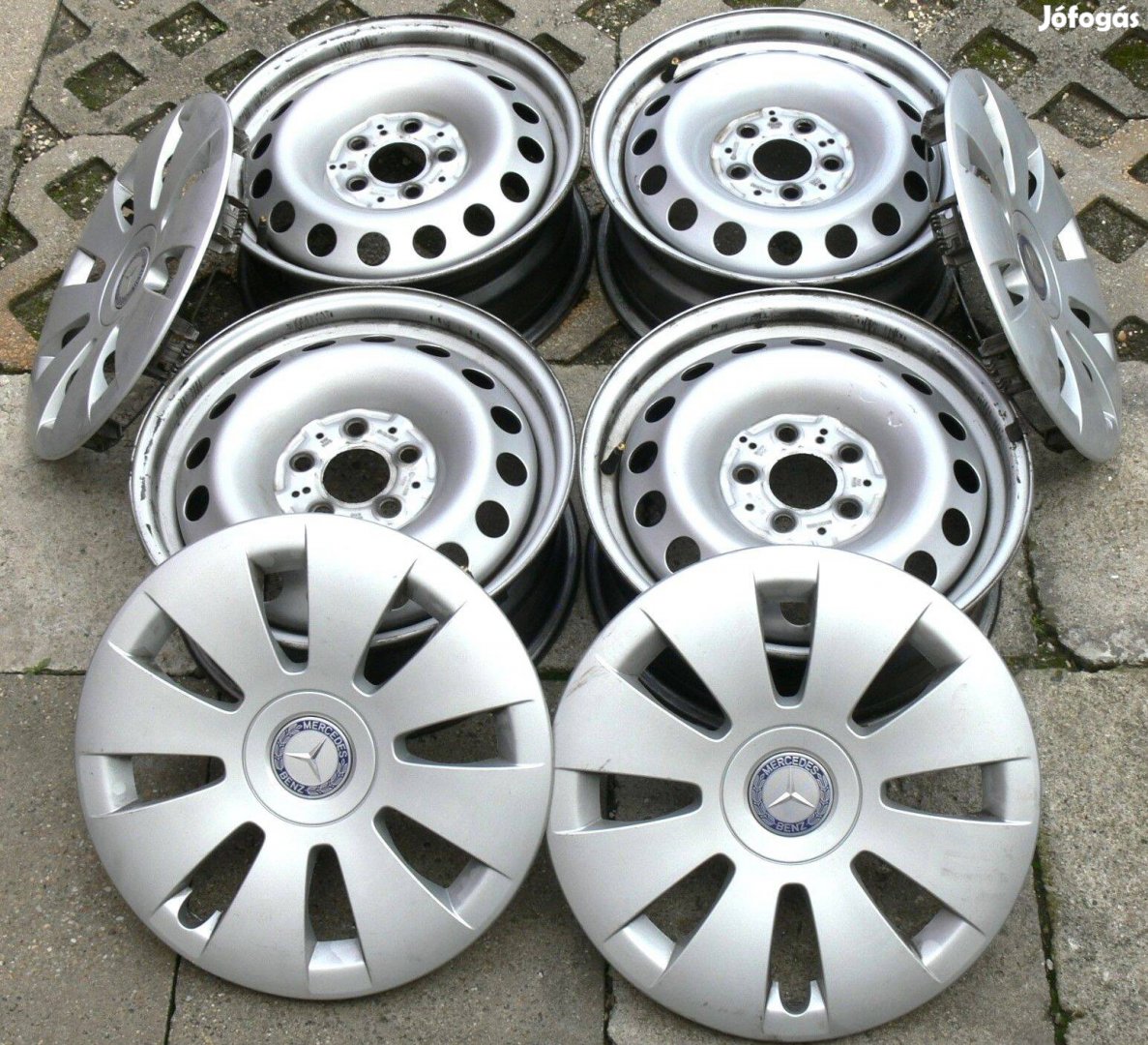 5x112 Gyári Mercedes Lemezfelni 16" V-Class