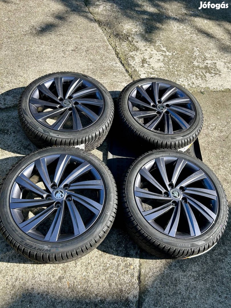 5x112 Gyari Skoda 18"téli Pirelli R18 új 18