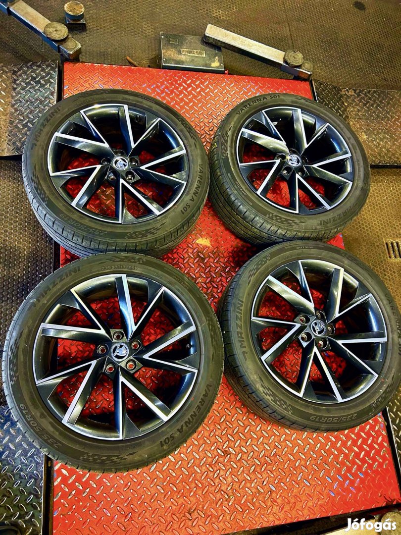 5x112 Gyari Skoda 19"felnik R19 újszerű 19