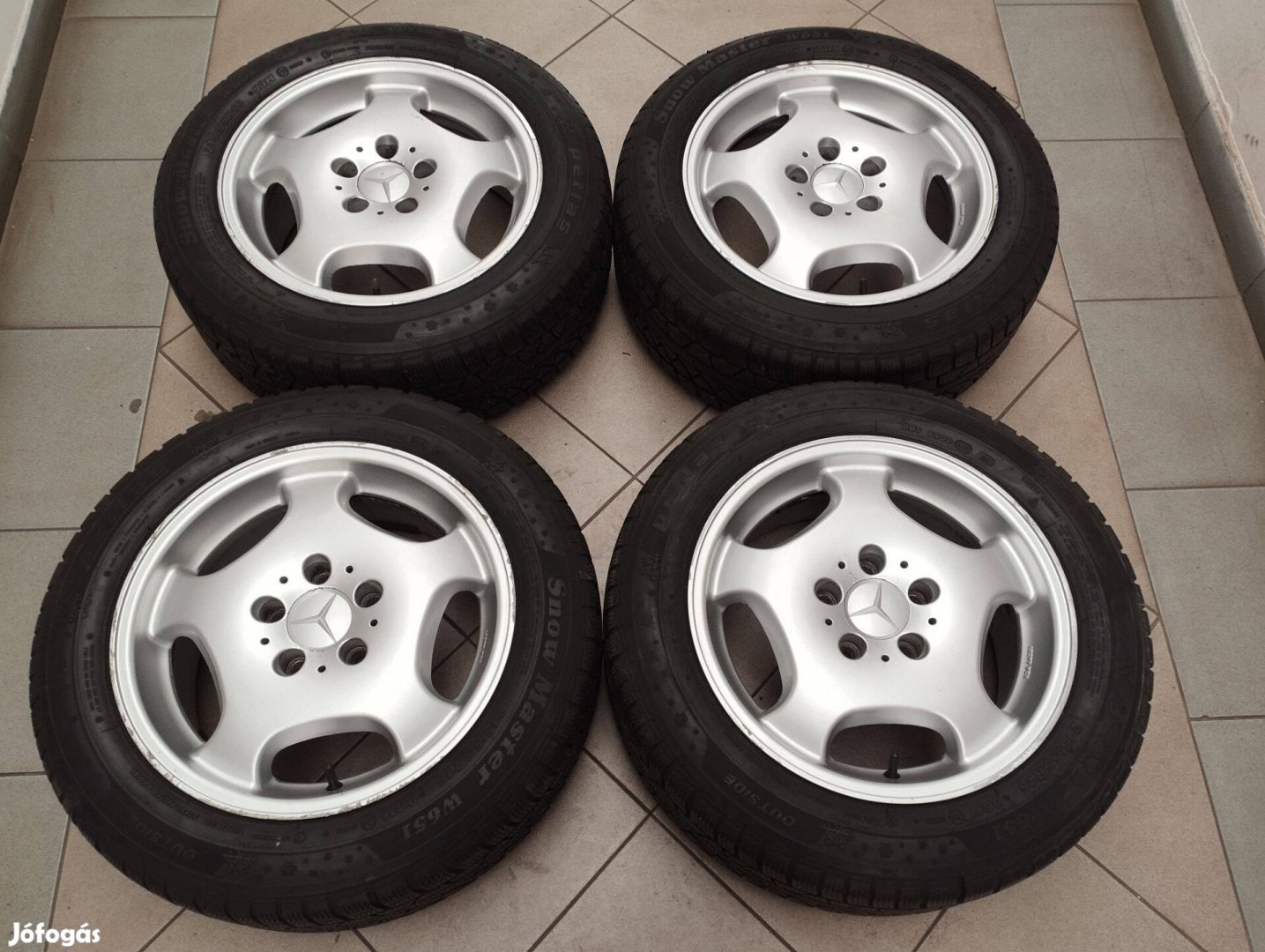 5x112 Mercedes alufelni 7,5x16 ET38 C- E-osztály Viano Vito