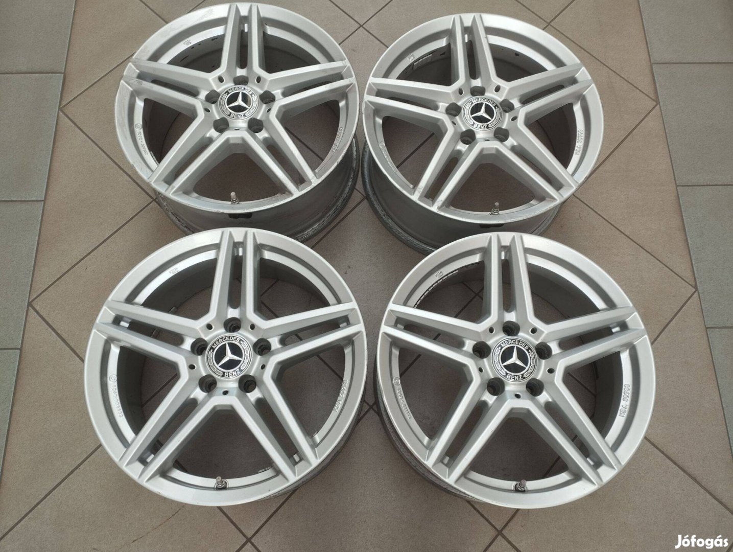 5x112 Mercedes alufelni 7,5x17 ET40 A B C E osztály Vito