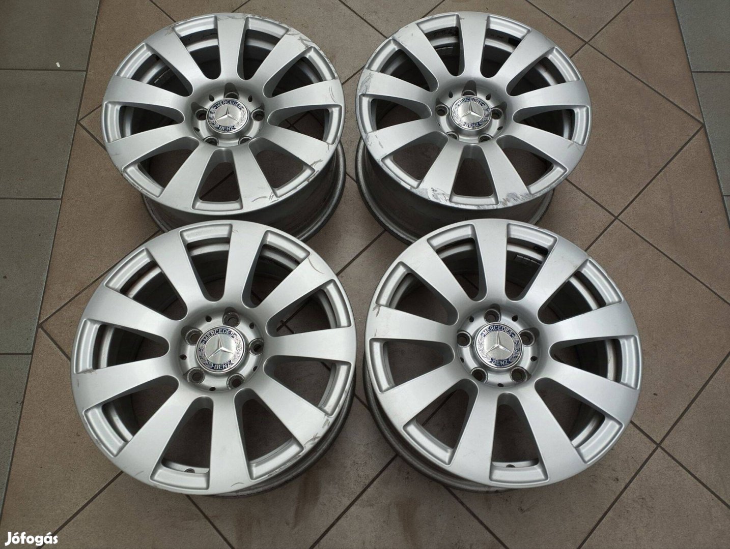 5x112 Mercedes gyári alufelni 7,5x16 ET45 E-osztály B C Vito