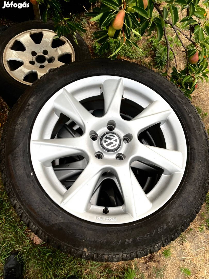 5x112 Pirelli Sottozero 215/55R17 Alufelni Téli gumival