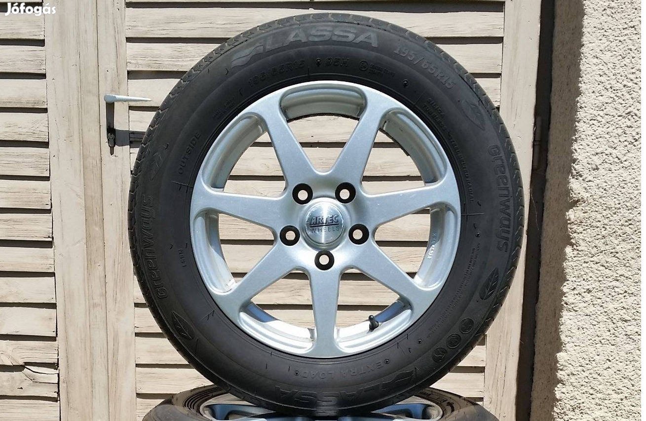 5x112 R15 Volkswagen Alufelni nagyon jó gumival 195/65 Skoda Seat Audi