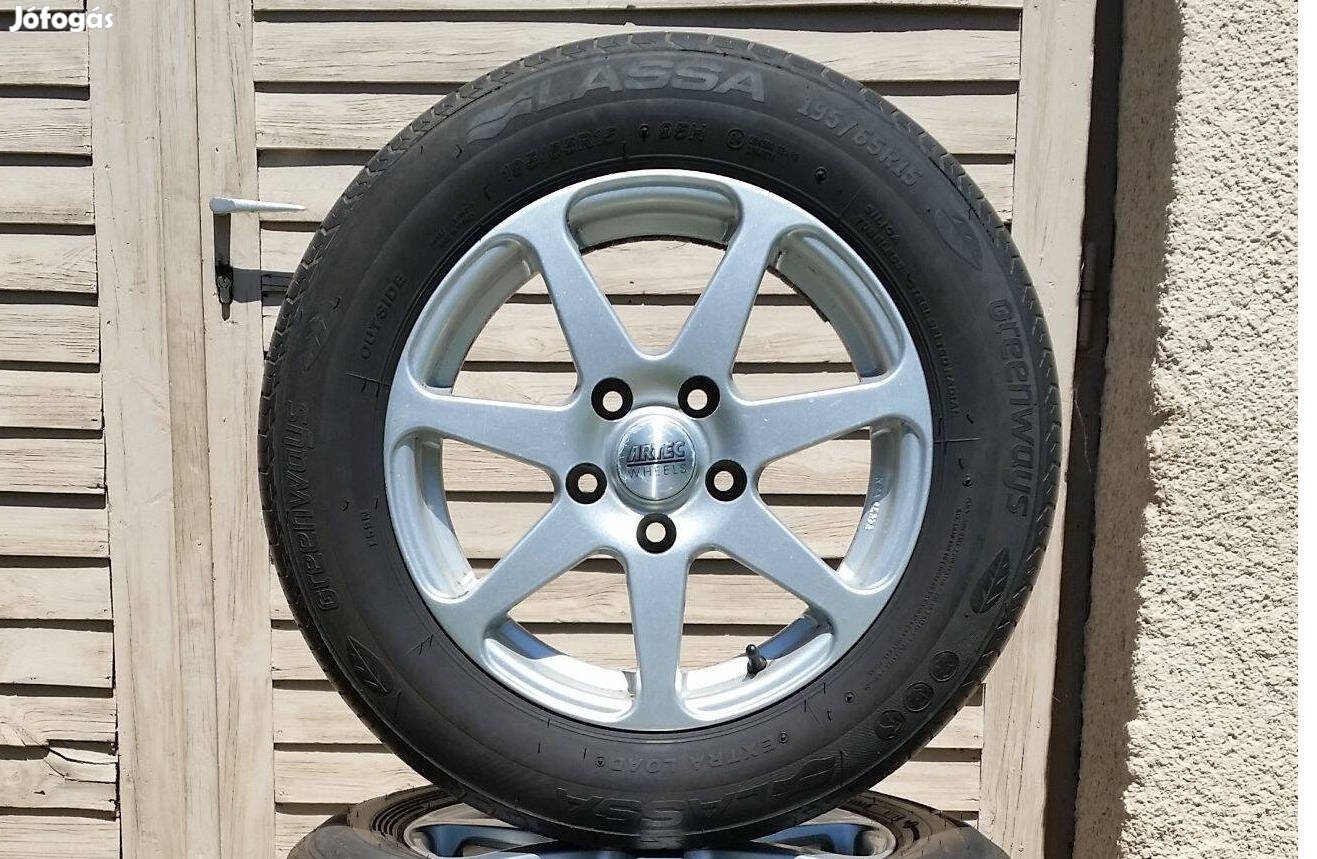 5x112 R15 Volkswagen Alufelni nagyon jó gumival 195/65 Skoda Seat Audi
