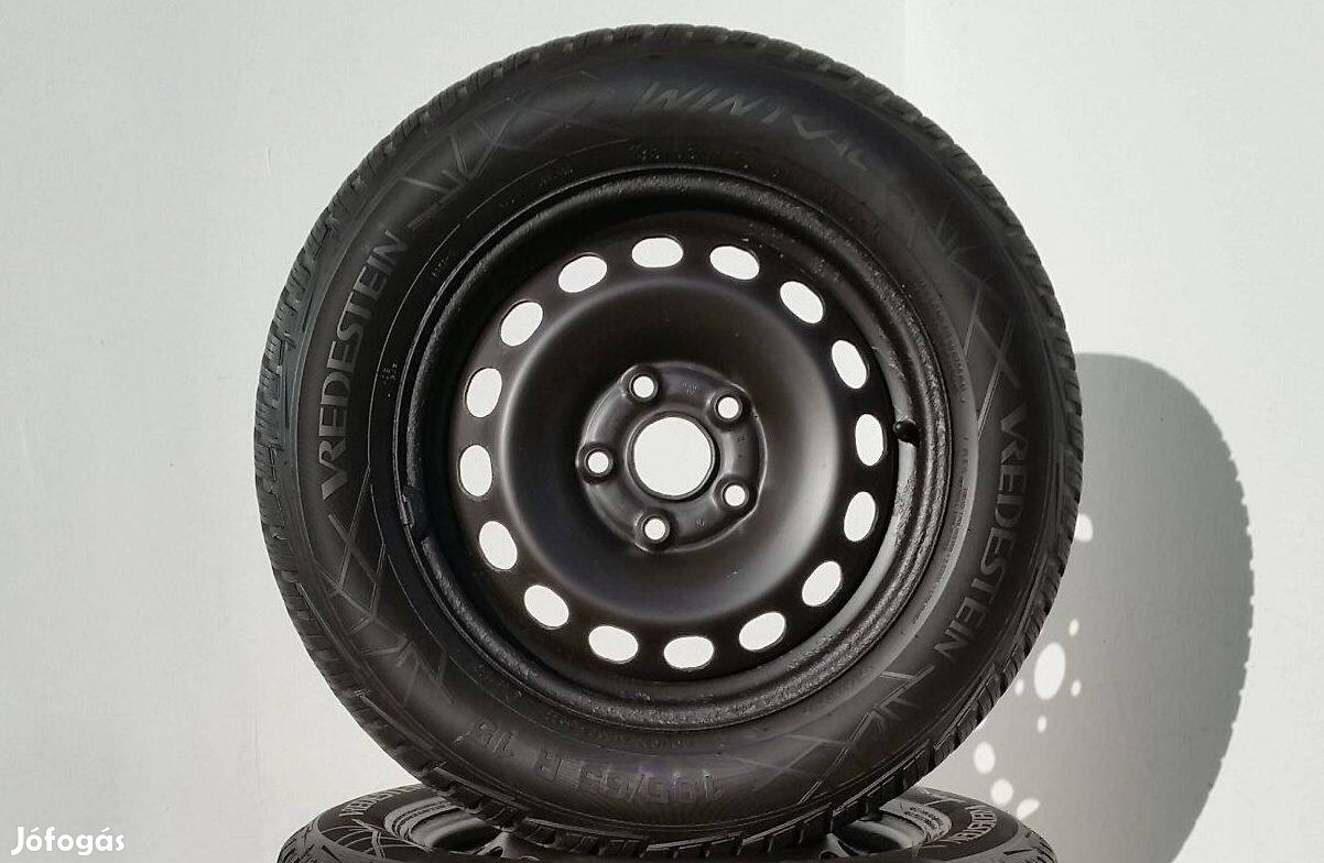 5x112 R15 Volkswagen Felni újszerű téli gumival 195/65 Audi Skoda Seat