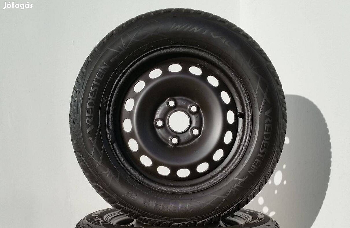 5x112 R15 Volkswagen Felni újszerű téli gumival 195/65 Skoda Seat Audi