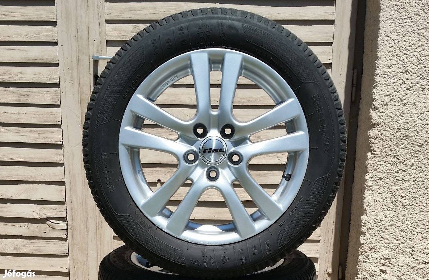 5x112 R16 Audi Alufelni nagyon jó gumival 205/55 Volkswagen Skoda Seat