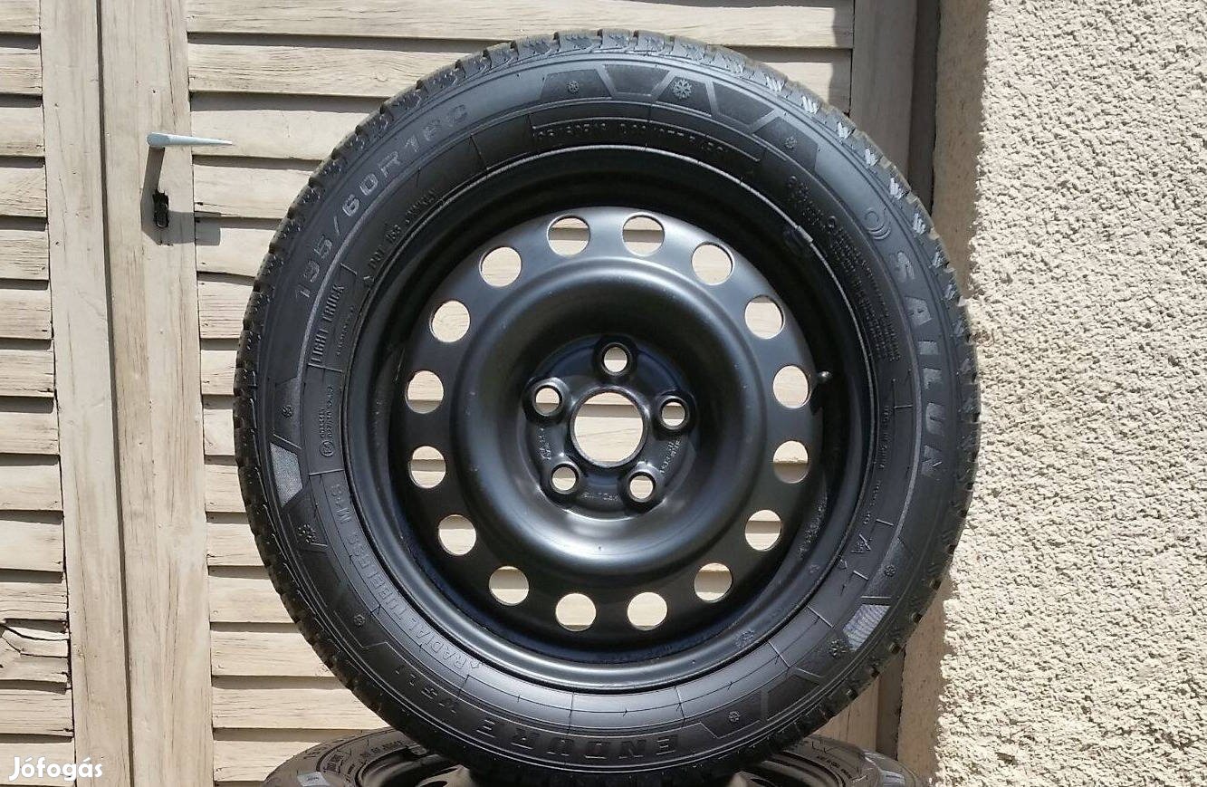 5x112 R16 Volkswagen Transporter T4 felni újszerű gumival 195/60 R16C