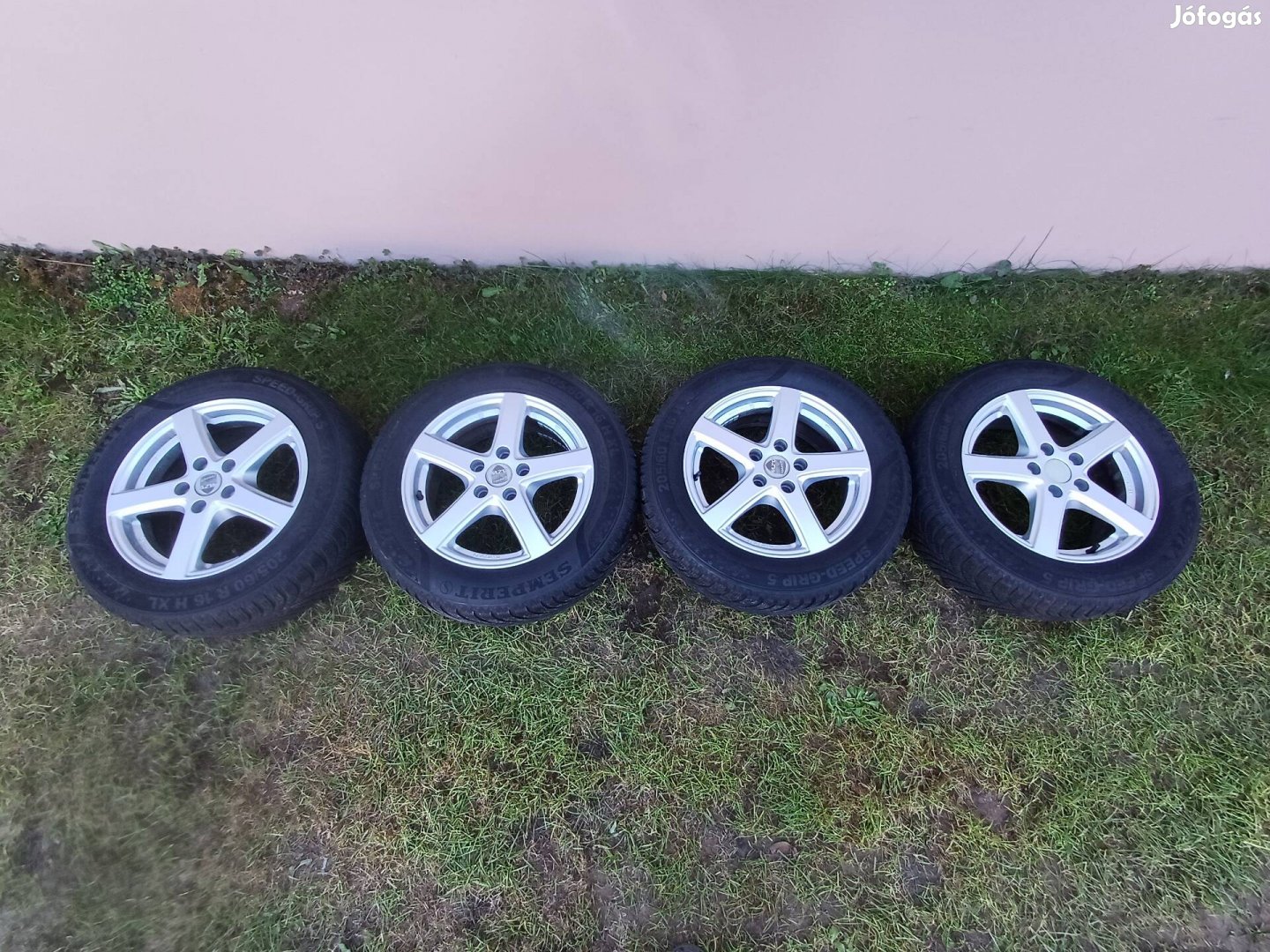 5x112 R16 alufelni 205/60 R16 téli gumikkal