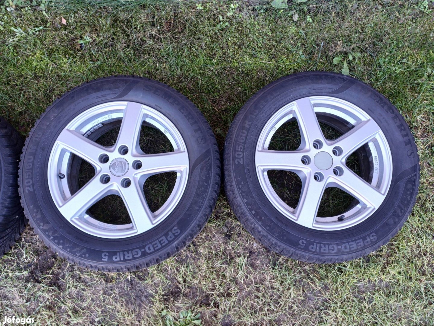 5x112 R16 alufelni 205/60 R16 téli gumikkal
