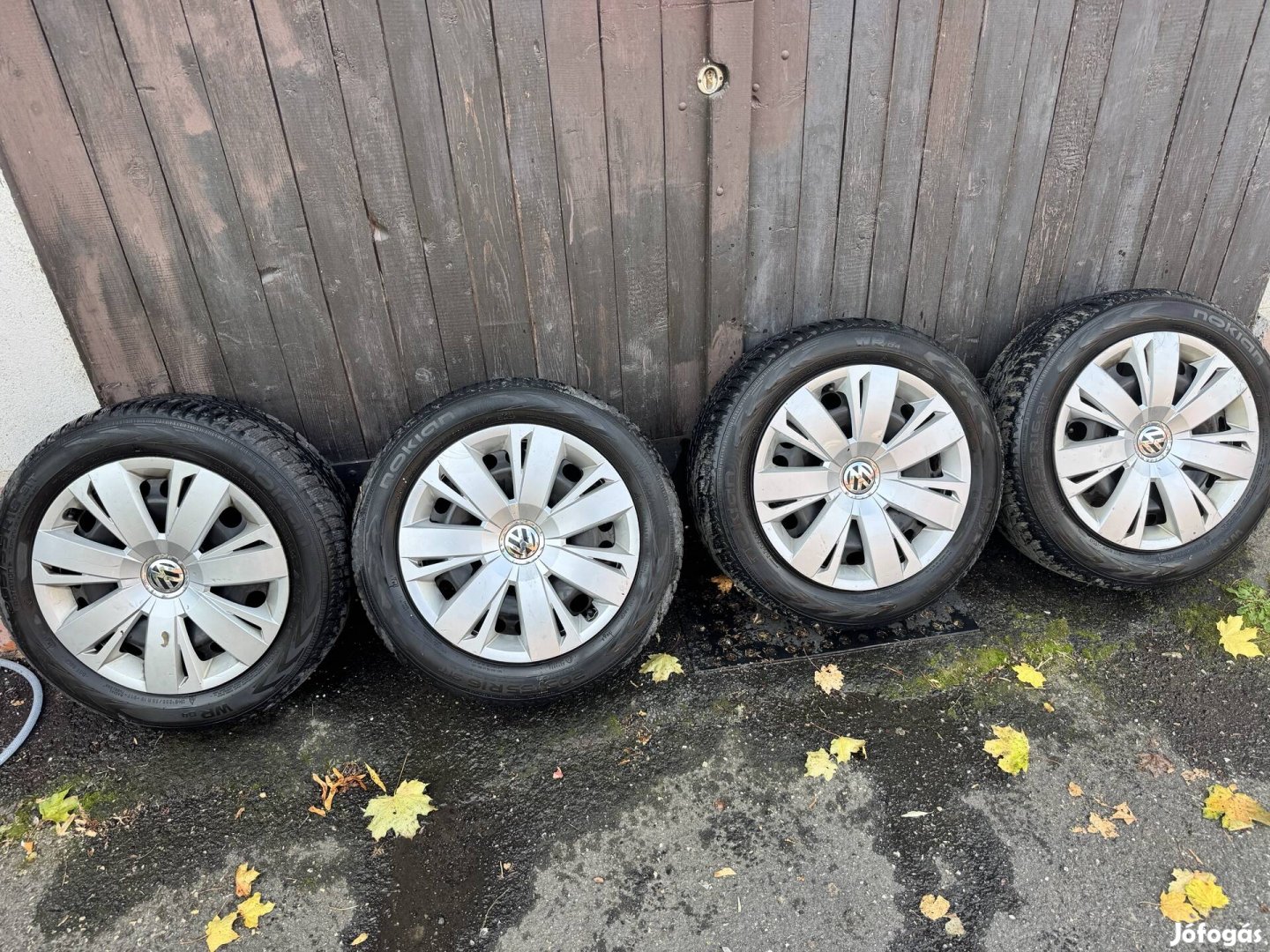 5x112 R16 lemezfelni, 205/55 R16 téligumi VW Passat