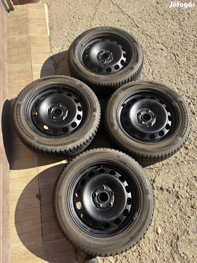 5x112 R16 lemezfelni + téli gumi 5-6 mm Skoda VW Audi Seat