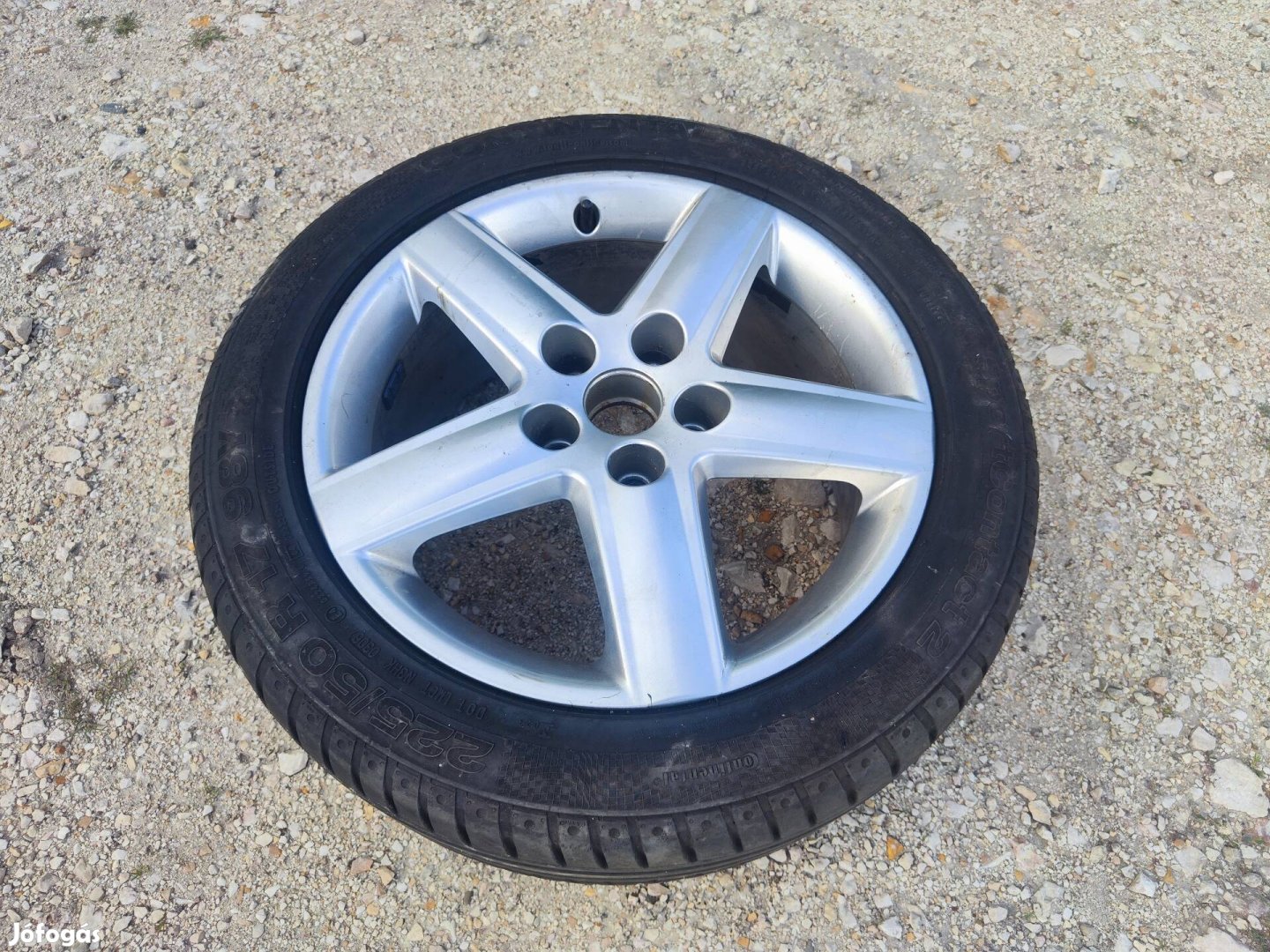 5x112 R17 gyári Audi VW Skoda pótkerek 225/50r17 