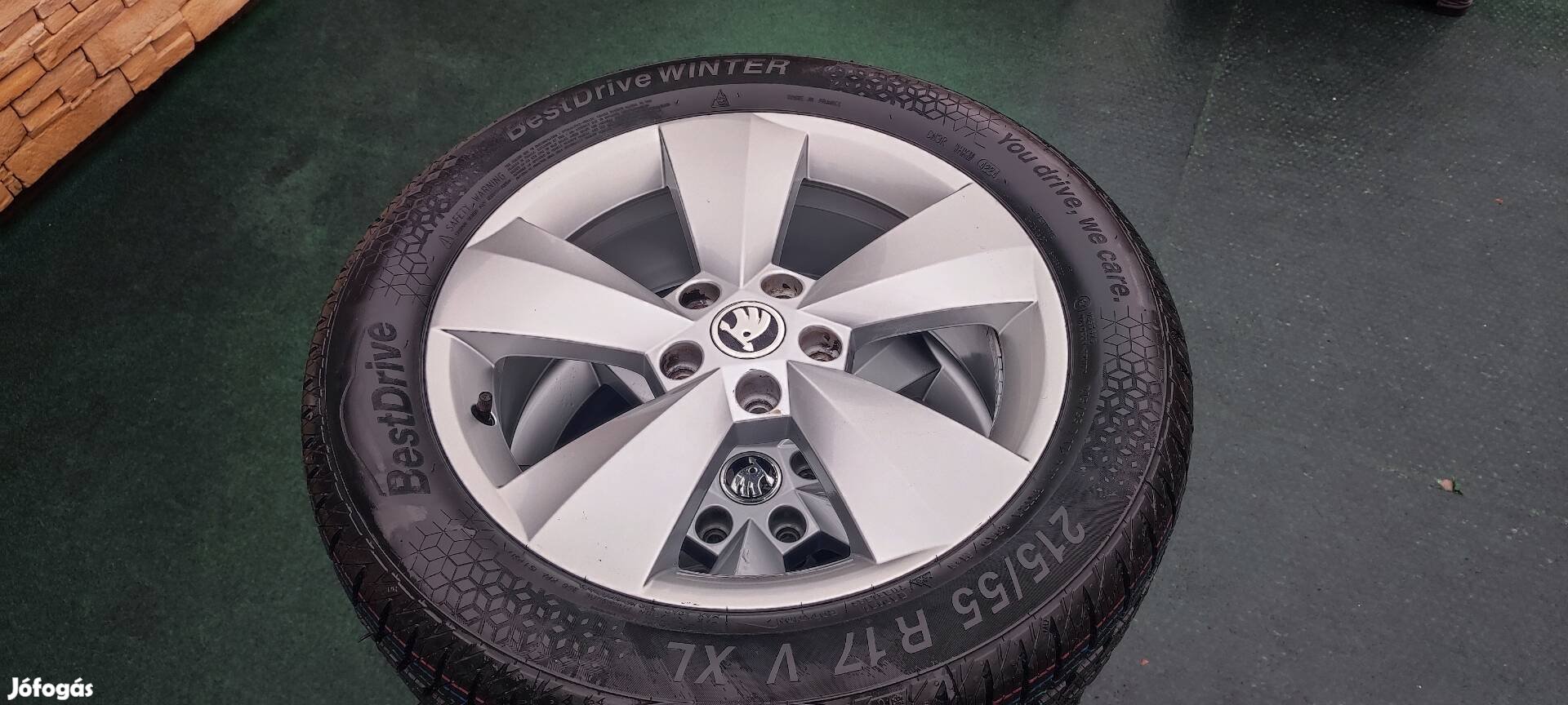 5x112 R17 gyári Skoda Superb/Koroq téli garnitúra