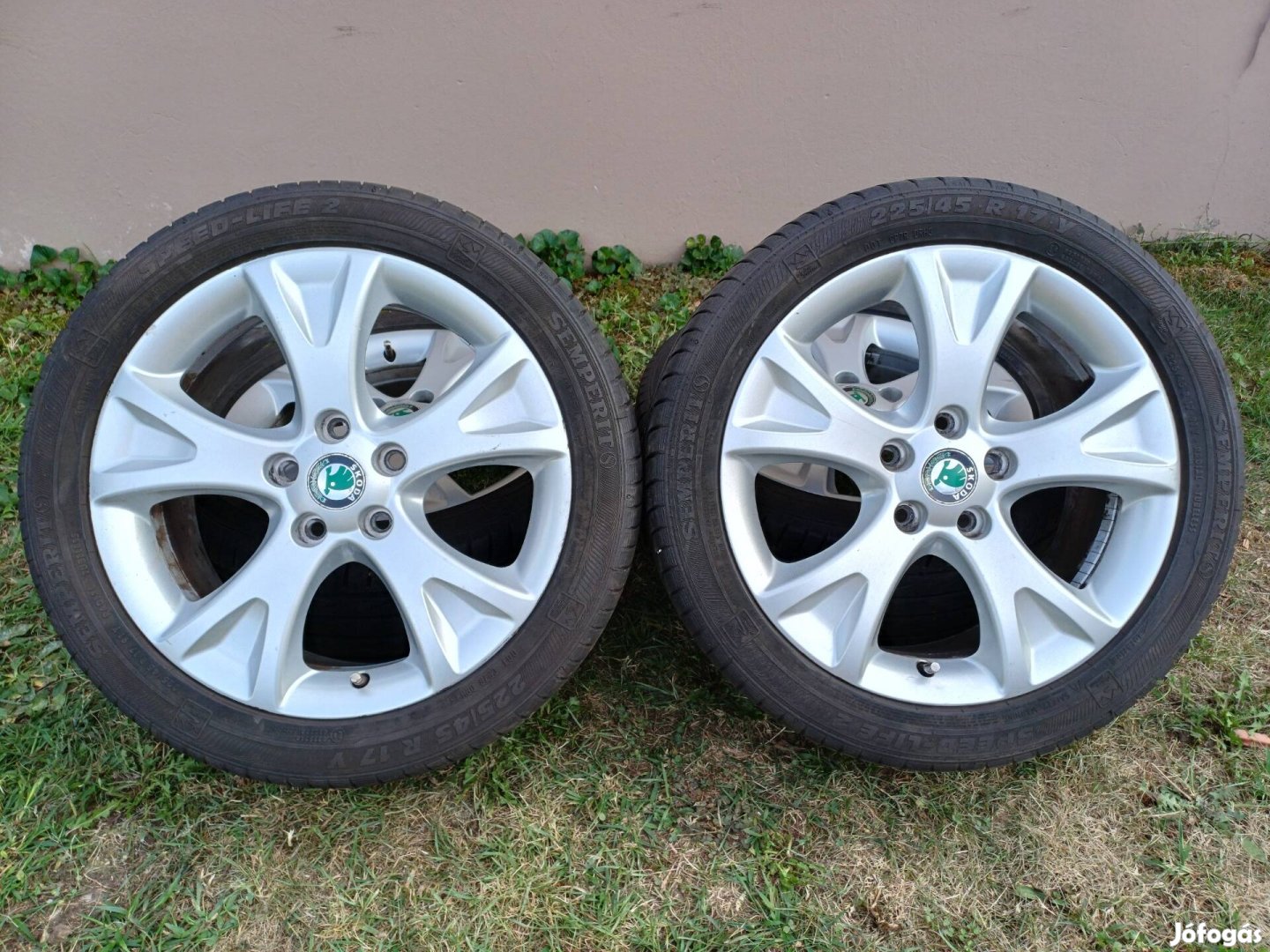 5x112 R17 gyári Skoda alufelni szett 