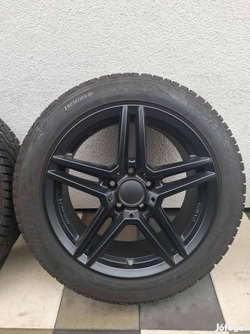 5x112 Uniwheels 17 col felni újszerű gumikkal VW Skoda Sangyong BMW