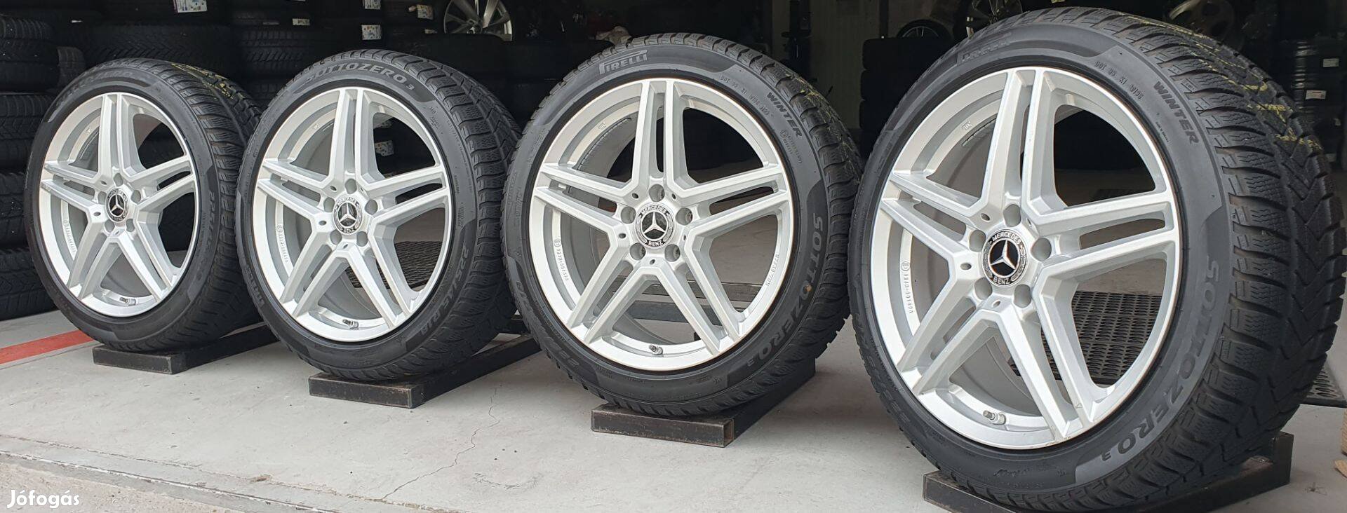 5x112 Uniwheels (Mercedes) alufelni 225/45 R18 téli gumik +Tpms /K130