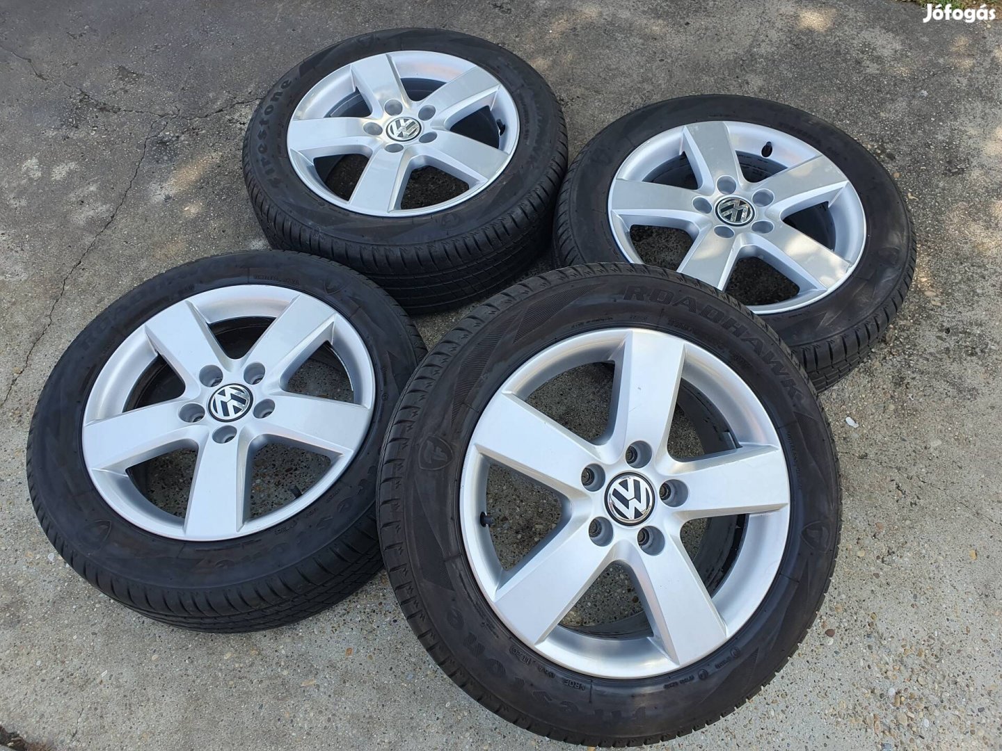 5x112 VW golf touran jetta caddy passat B5 alufelni 6,5x16 ET50 