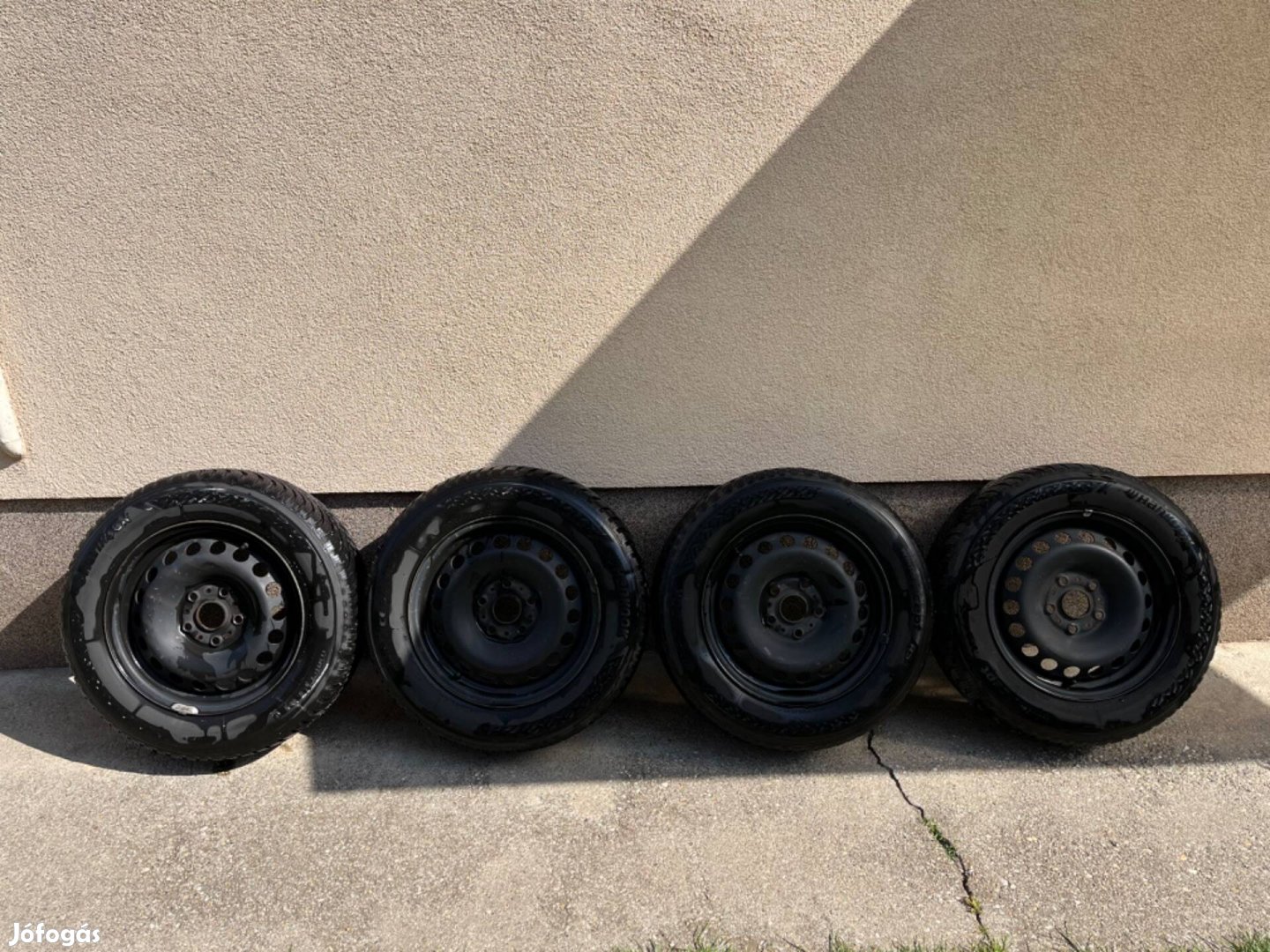 5x112 VW lemezfelni! 195/65R15 téli gumi!