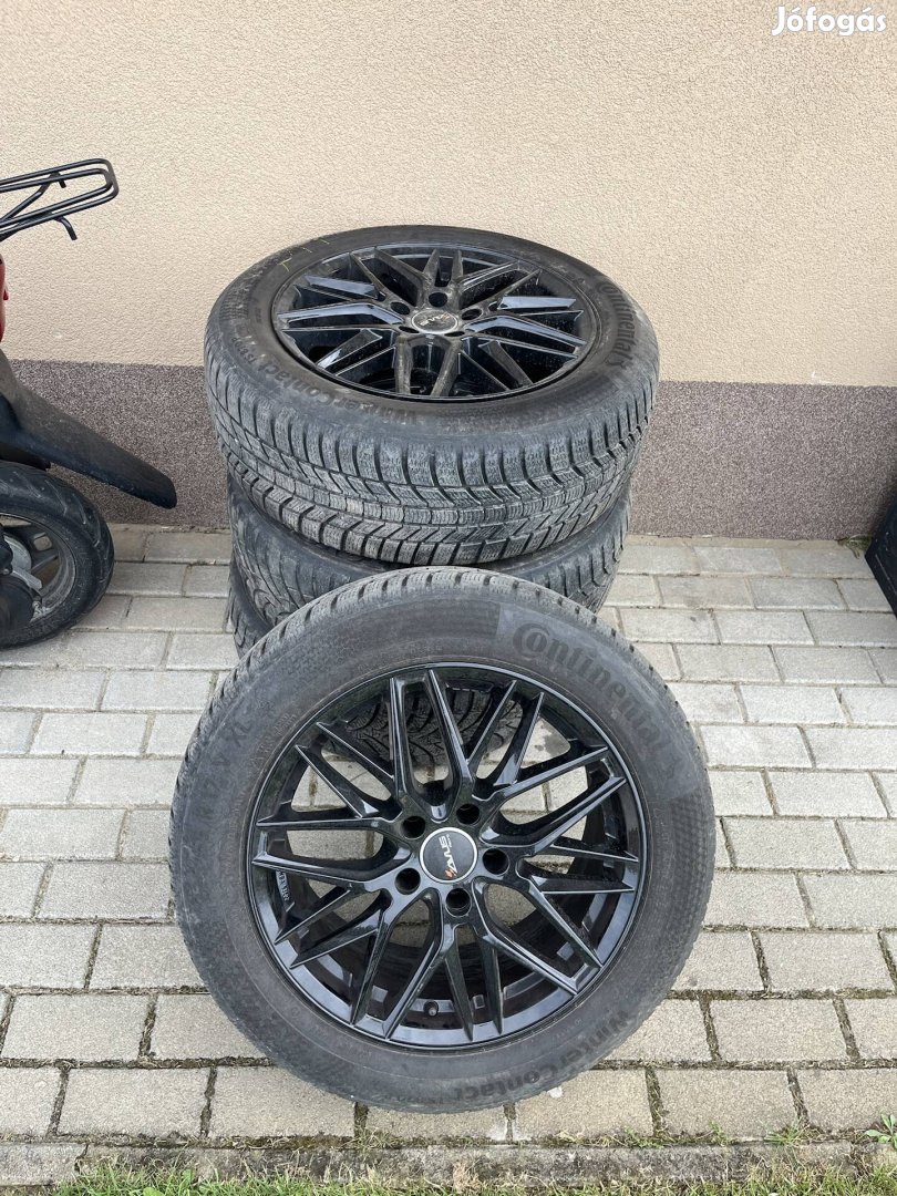 5x112  17' fekete alufelni téli gumival 