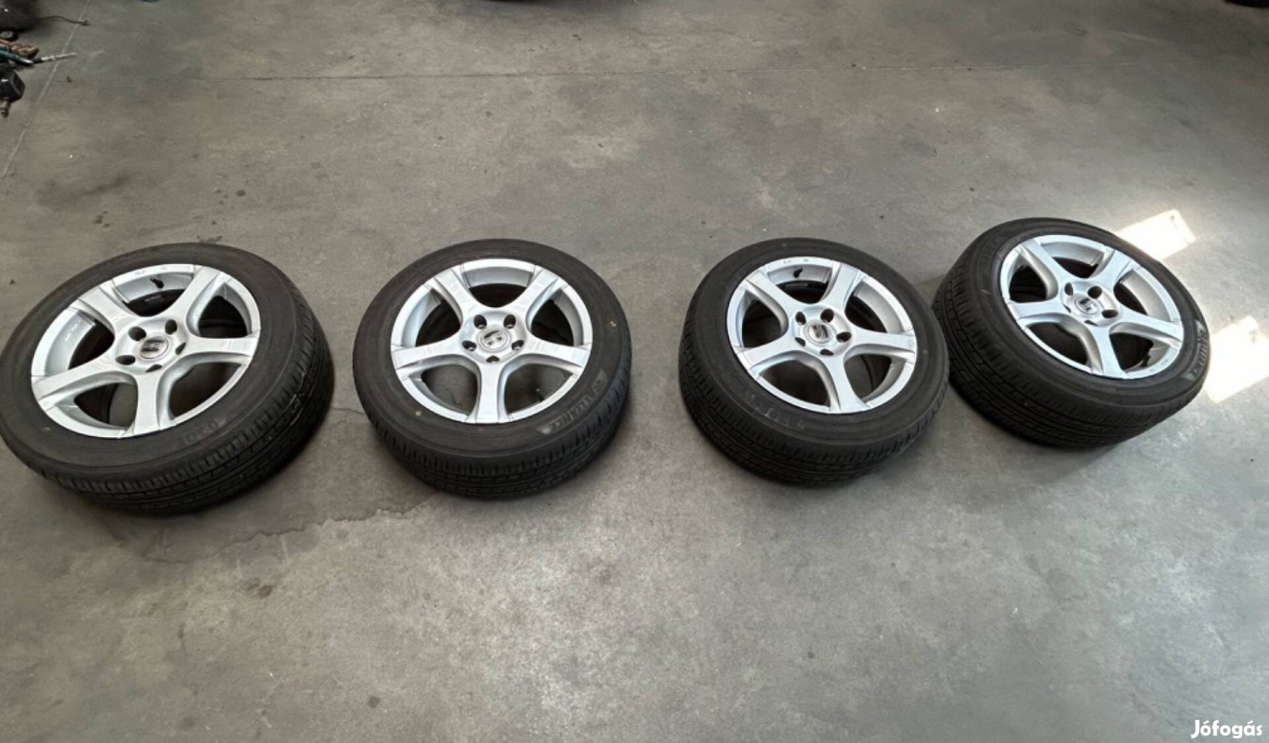 5x112; R16 ; 57,1 agyméretű Audi Seat Skoda Vw Golf alufelni+gumi