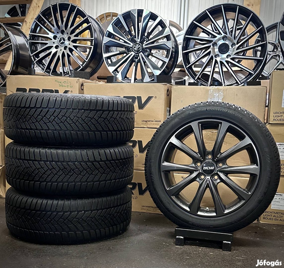 5x112 alufelnik újszerű téli gumikkal 225/50 R17