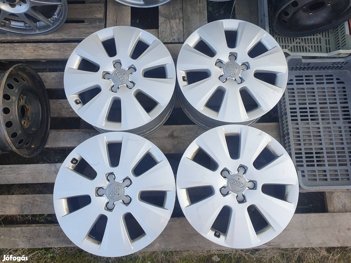 5x112 audi A4 B8 gyári alufelni 7,5x17 ET45 