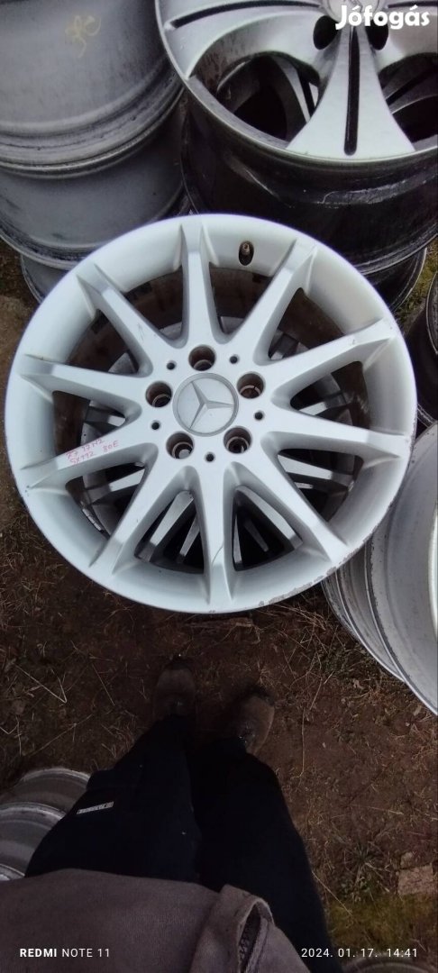 5x112 es 17" os mercedes alufelni szett 