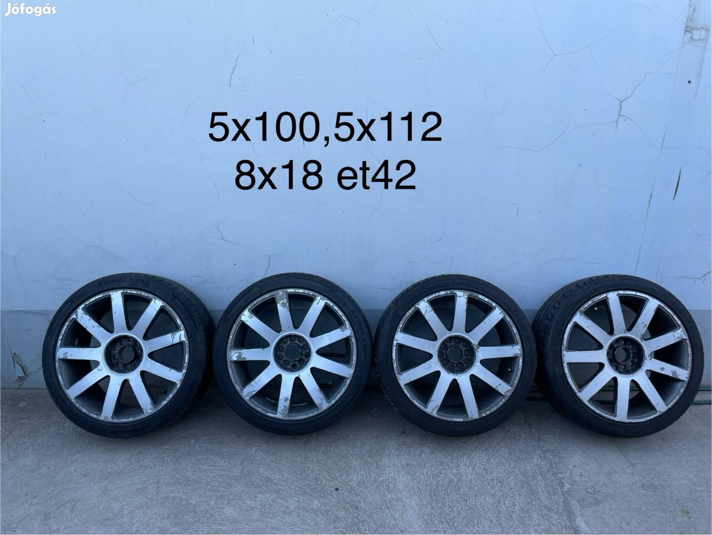 5x112 es 5x100 225/40 r18