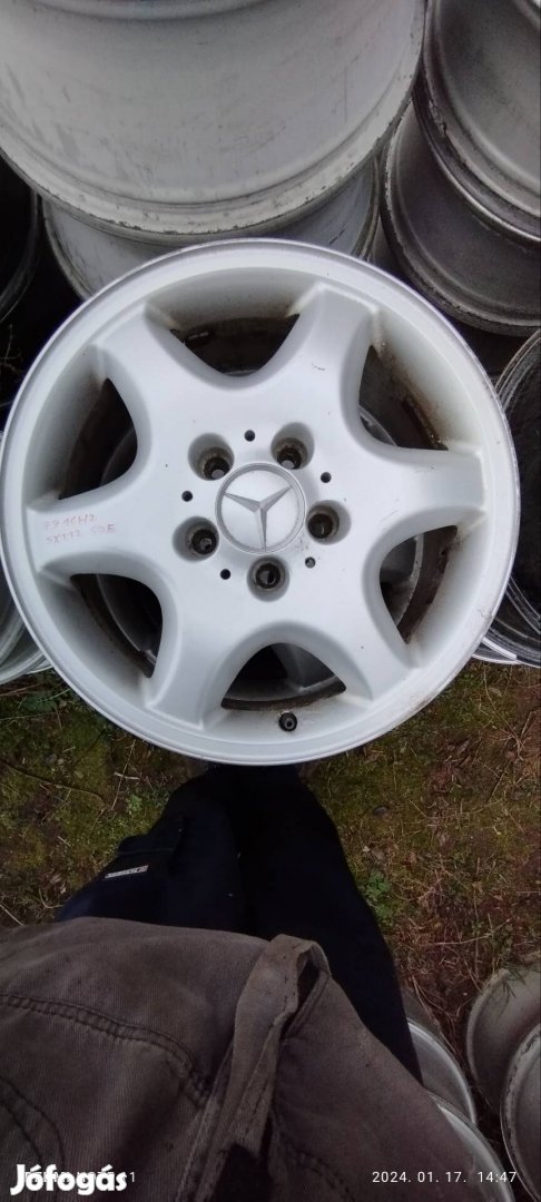 5x112 es R16 os eredeti mercedes alufelni.szett 