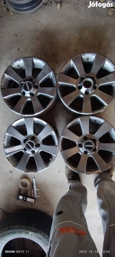 5x112 es R16 os ronal alufelni.szett 