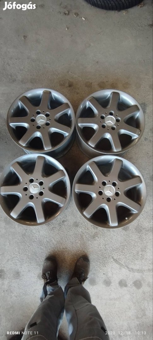 5x112 es R17 es mercedes alufelni.szett szép állapotban 