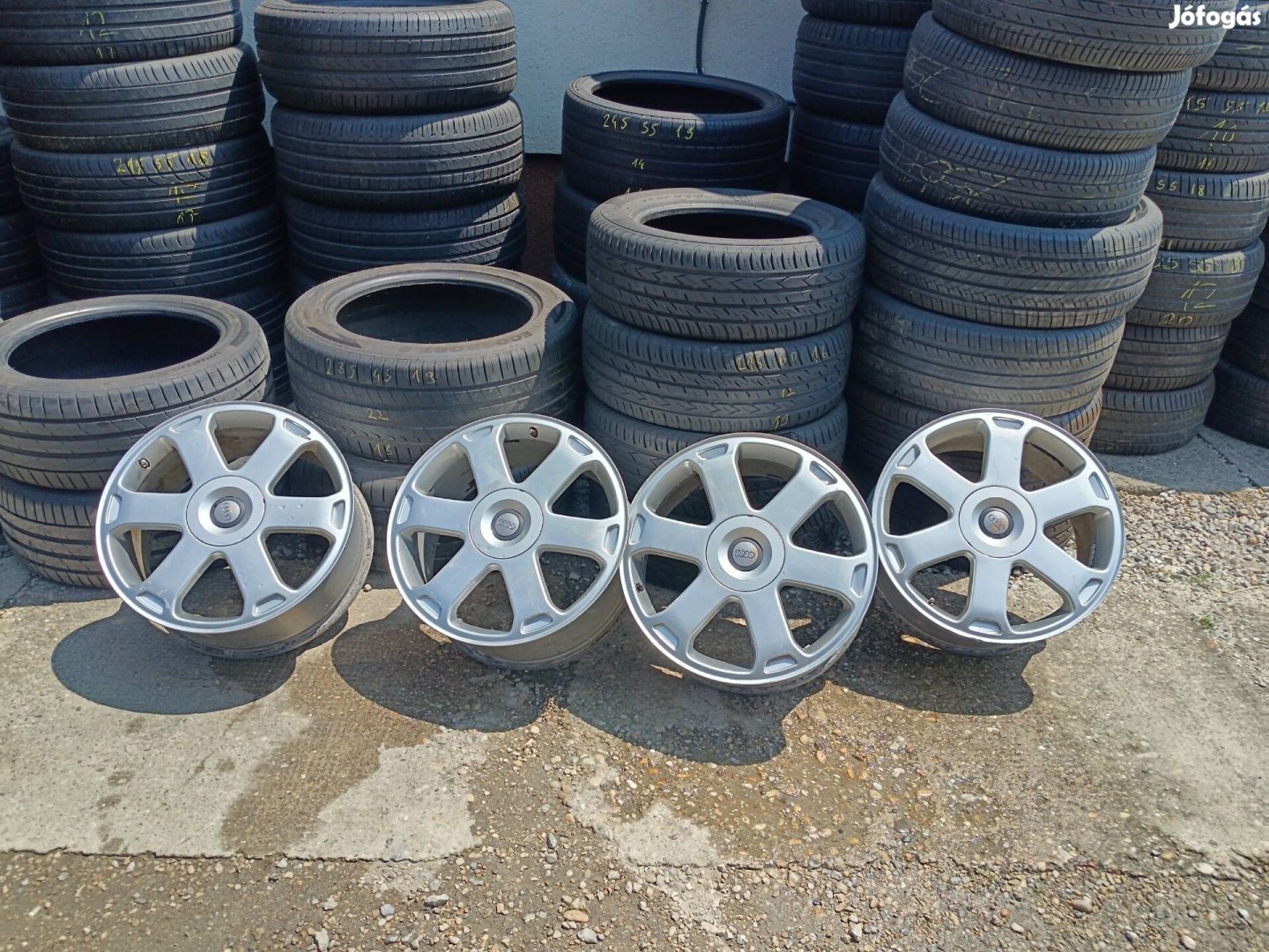 5x112 es gyári Audi 18" alufelni