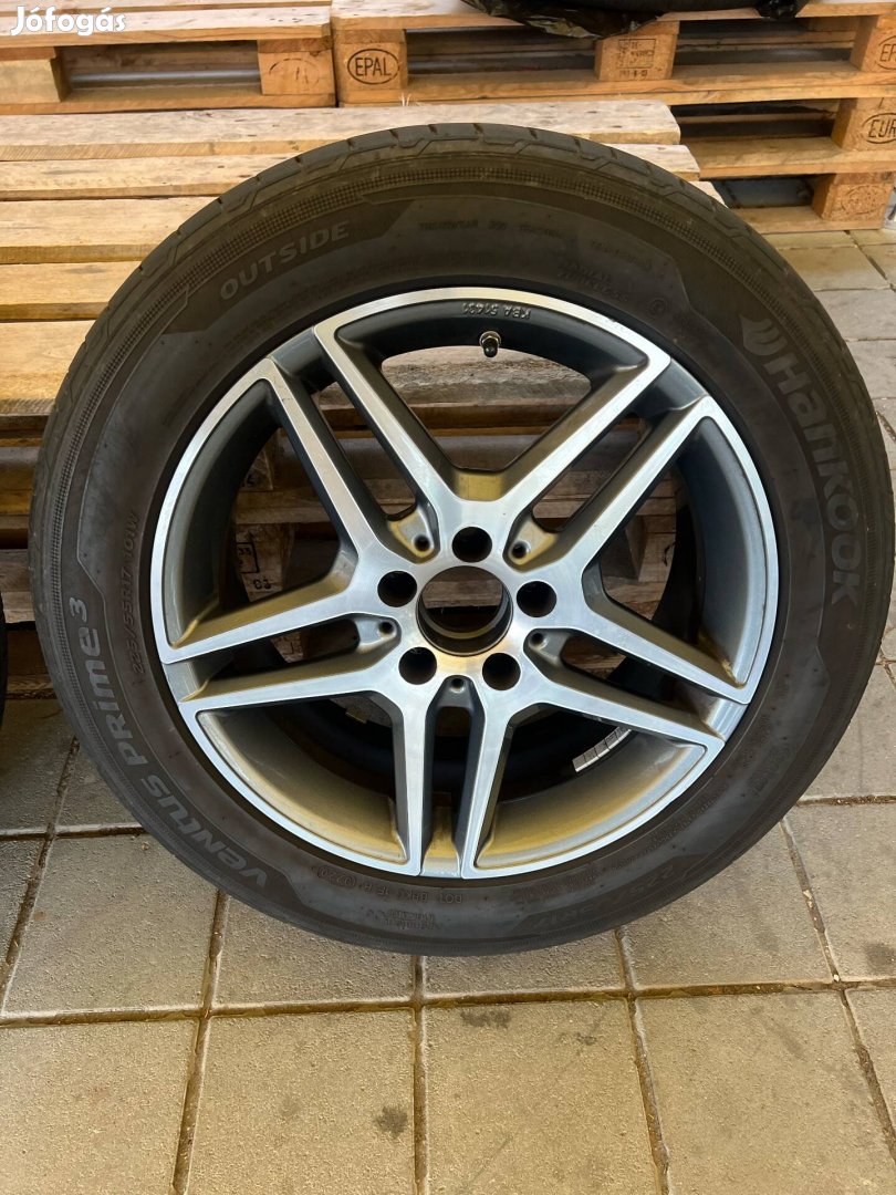 5x112 lyukosztású 17 újszerű Alessio alufelni, rajta 22555