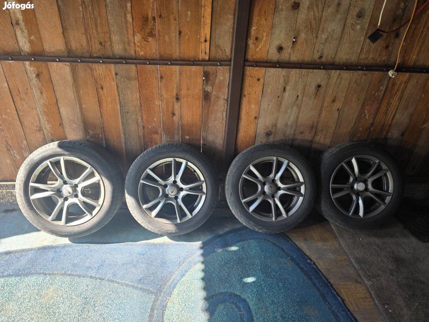 5x112 volkswagen alufelni garnitúra 205/55 r16 pirelli nyari gumikkal