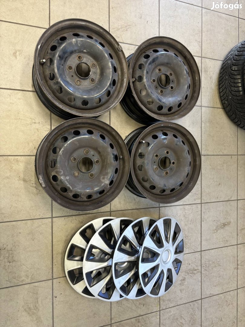 5x114,3 15" Hyundai Kia Lemezfelni acélfelni + Tpms szenzor 