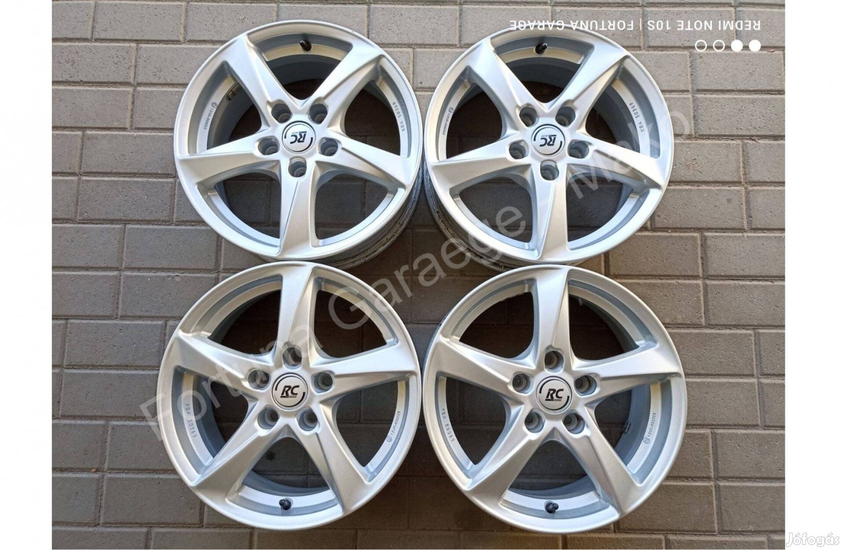 5x114,3 16" Brock RC30 újszerű alufelni garnitúra +Tpms