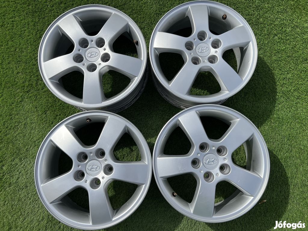 5x114.3 16" Hyundai gyári alufelni 6,5Jx16h2 ET46