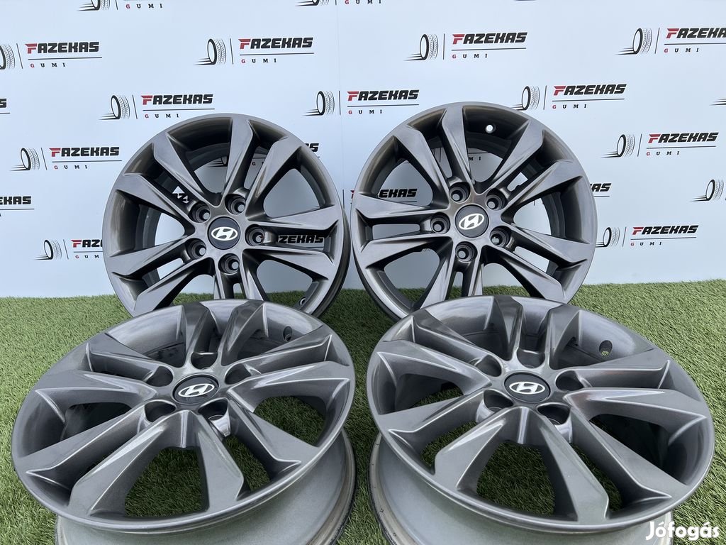 5x114.3 16" Hyundai gyári alufelni 6,5Jx16h2 ET50