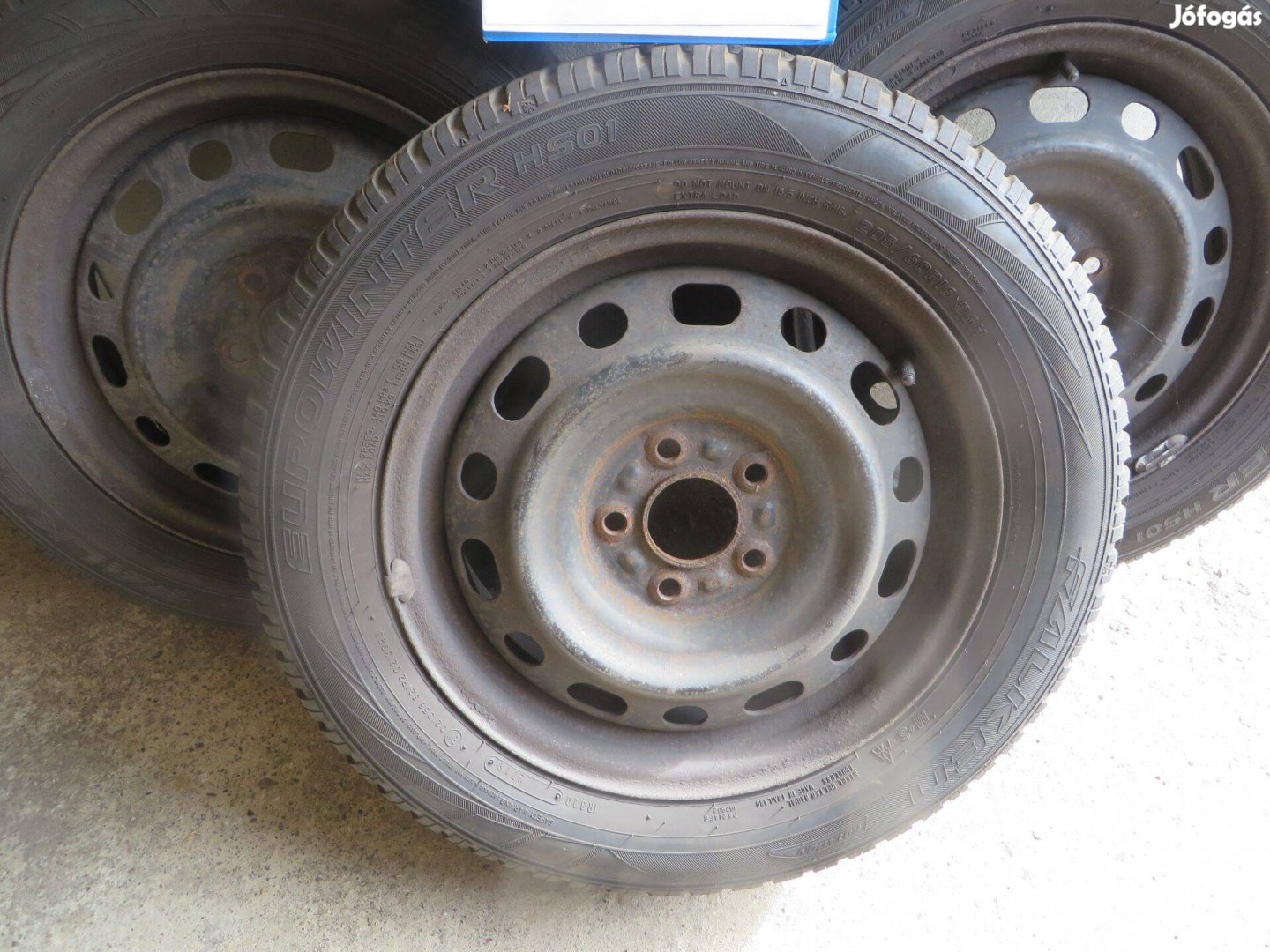 5x114,3 16" Mazda lemezfelni 205/60R16 Falken téligumik