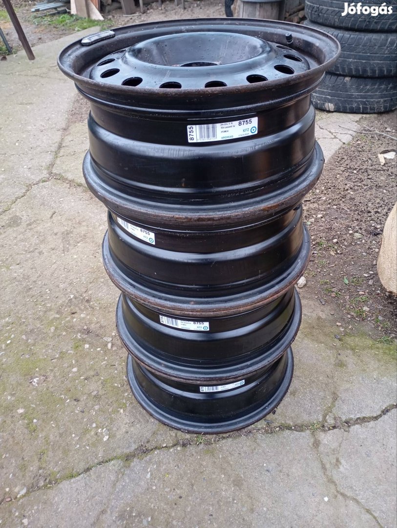 5x114,3 16 col Kia Hyundai Mazda acélfelni szett