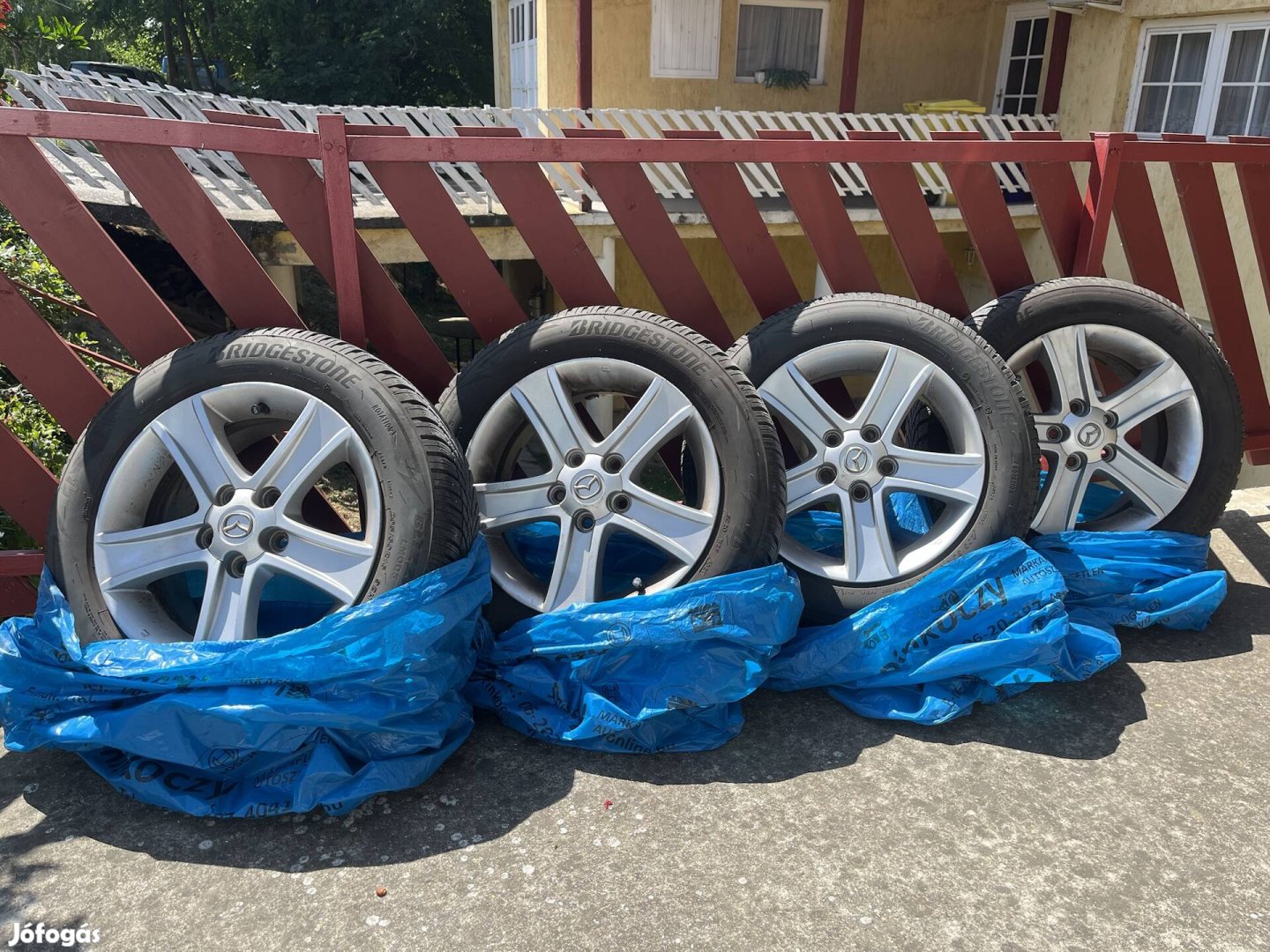 5x114,3 16 x 7 205/60 R16 - Bridgestone téligumi és alufelni