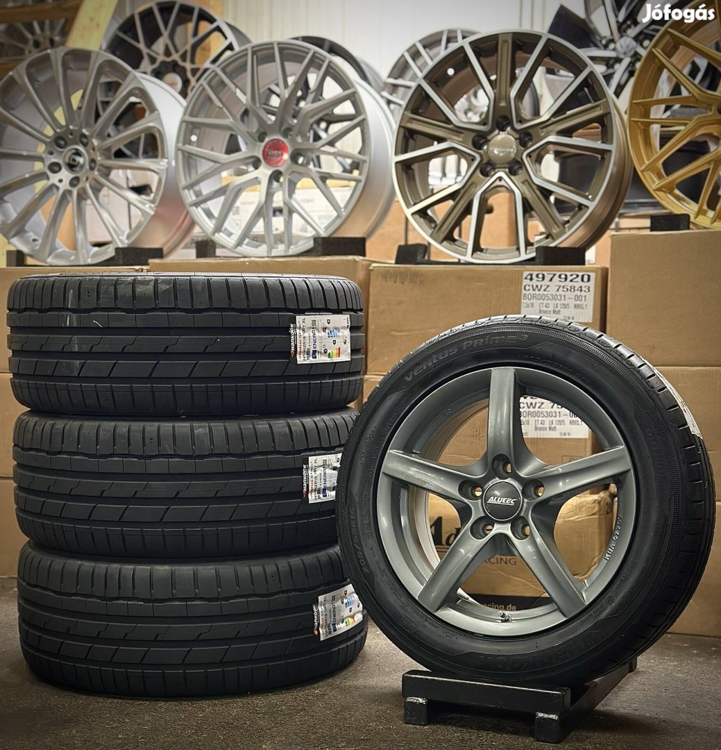 5x114.3 16 zoll alufelnik Új 205/55 R16 nyári gumikkal