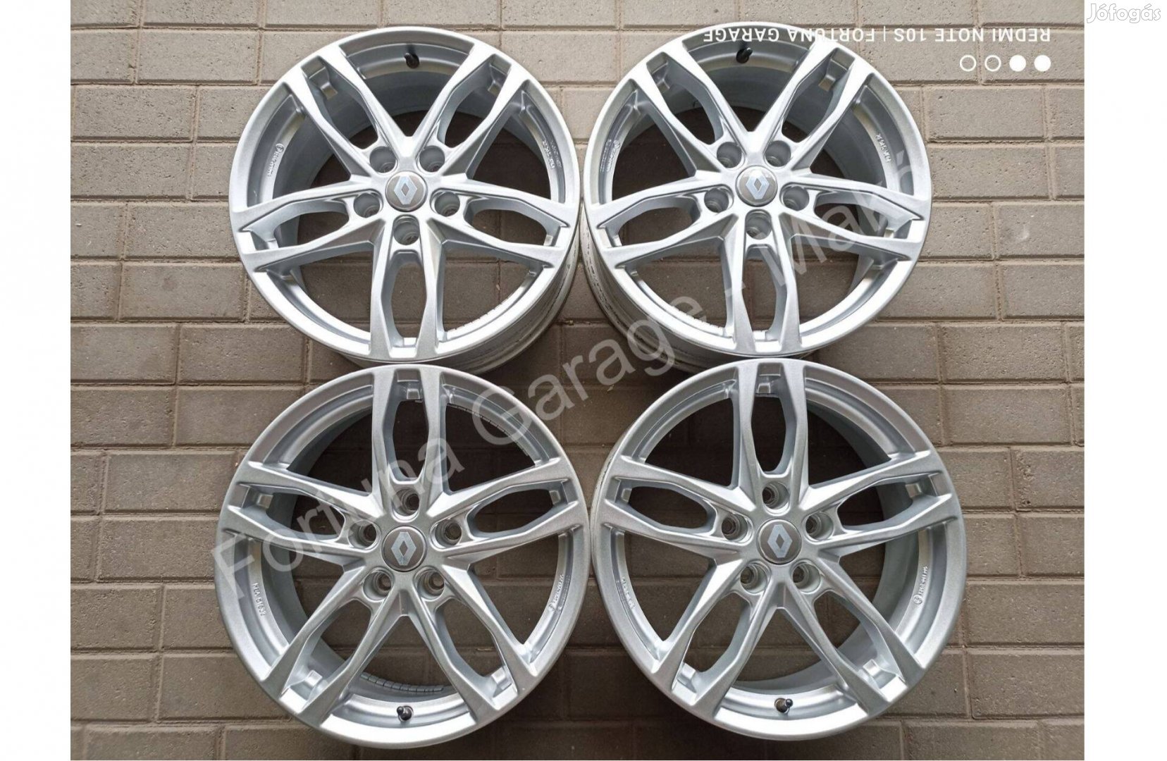 5x114,3 17" Brock RE3 használt alufelni garnitúra +Tpms (2)