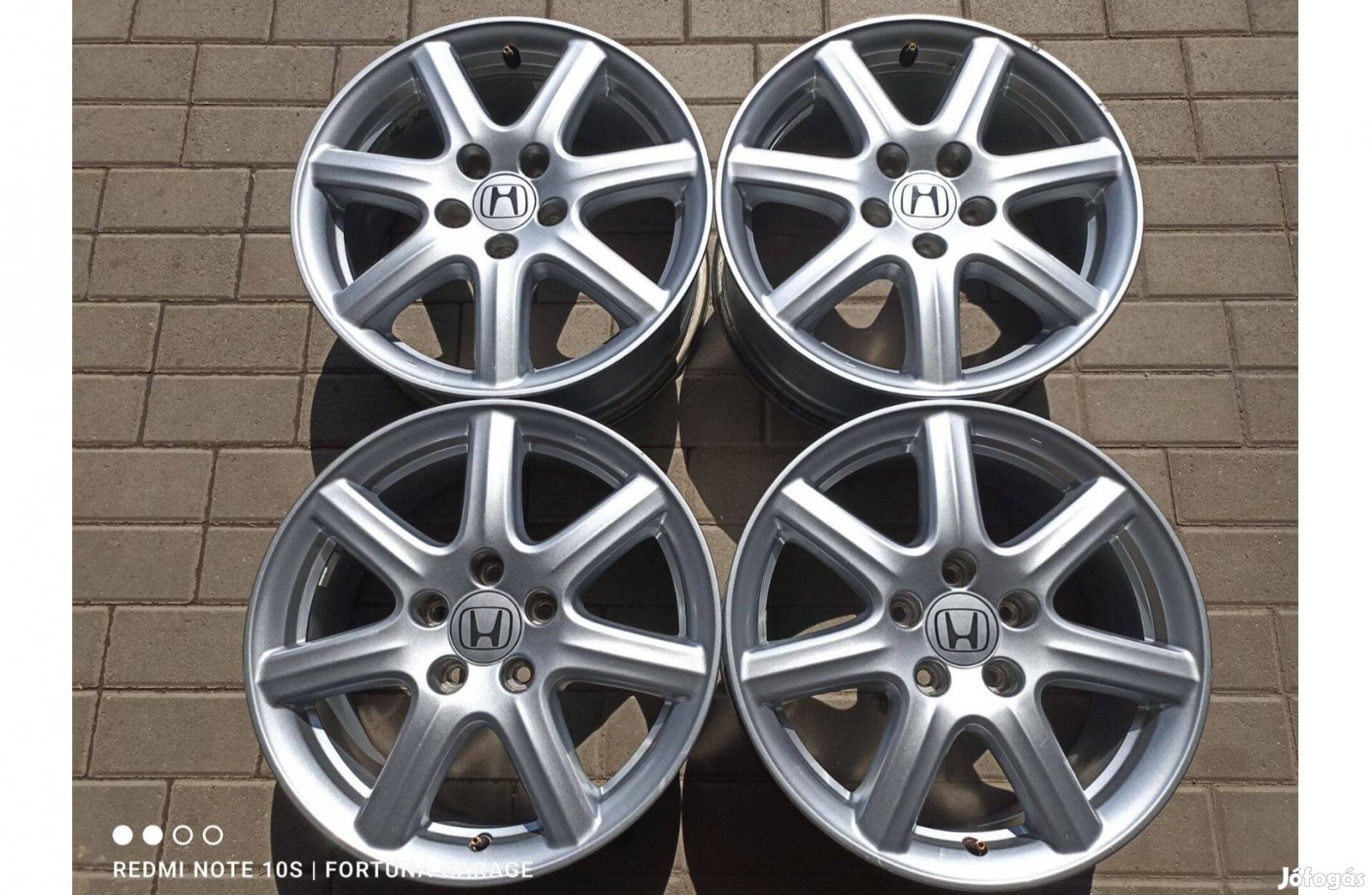 5x114,3 17" Honda használt alufelni garnitúra