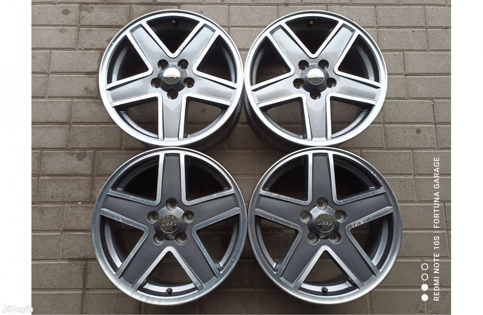 5x114.3 17" Jeep Patriot/ Compass használt alufelni garnitúra (R)