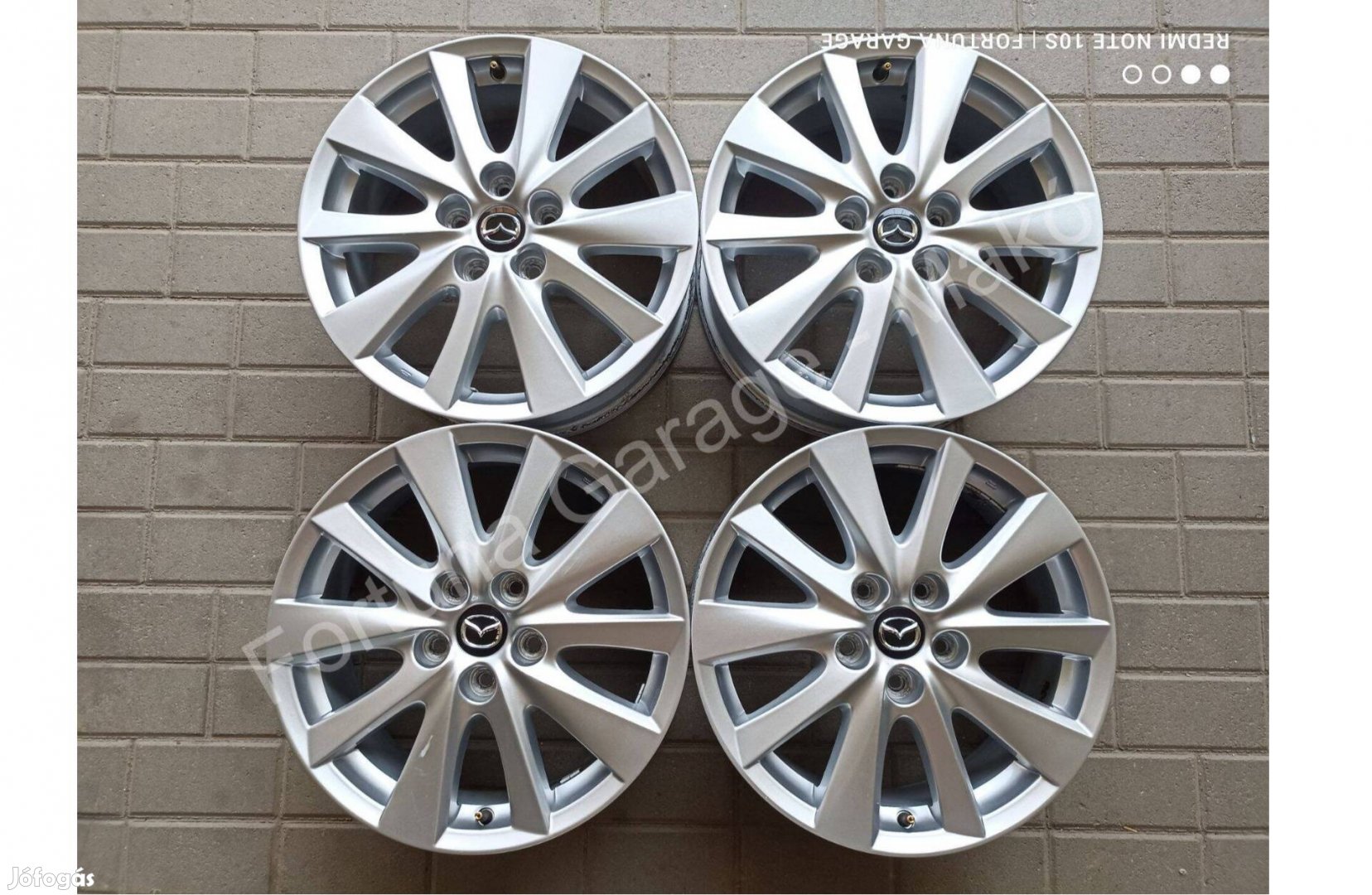 5x114,3 17" Mazda használt alufelni garnitúra