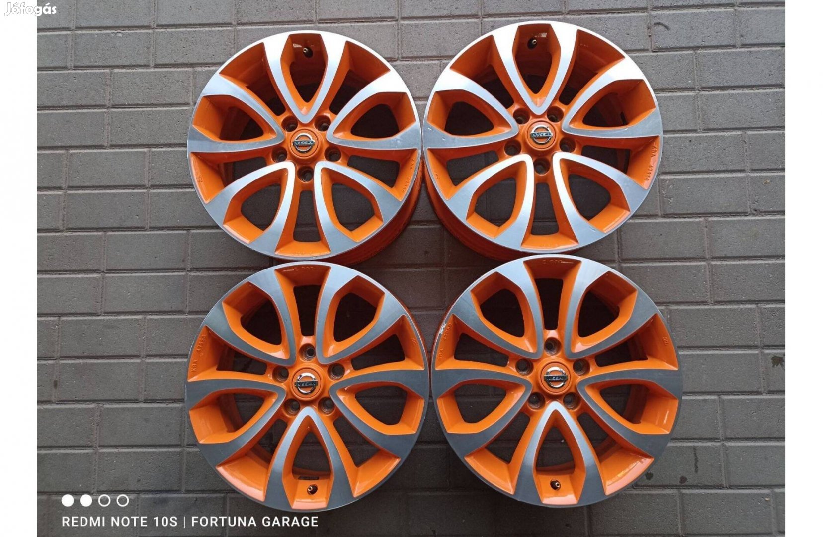 5x114,3 17" Nissan újszerű alufelni garnitúra