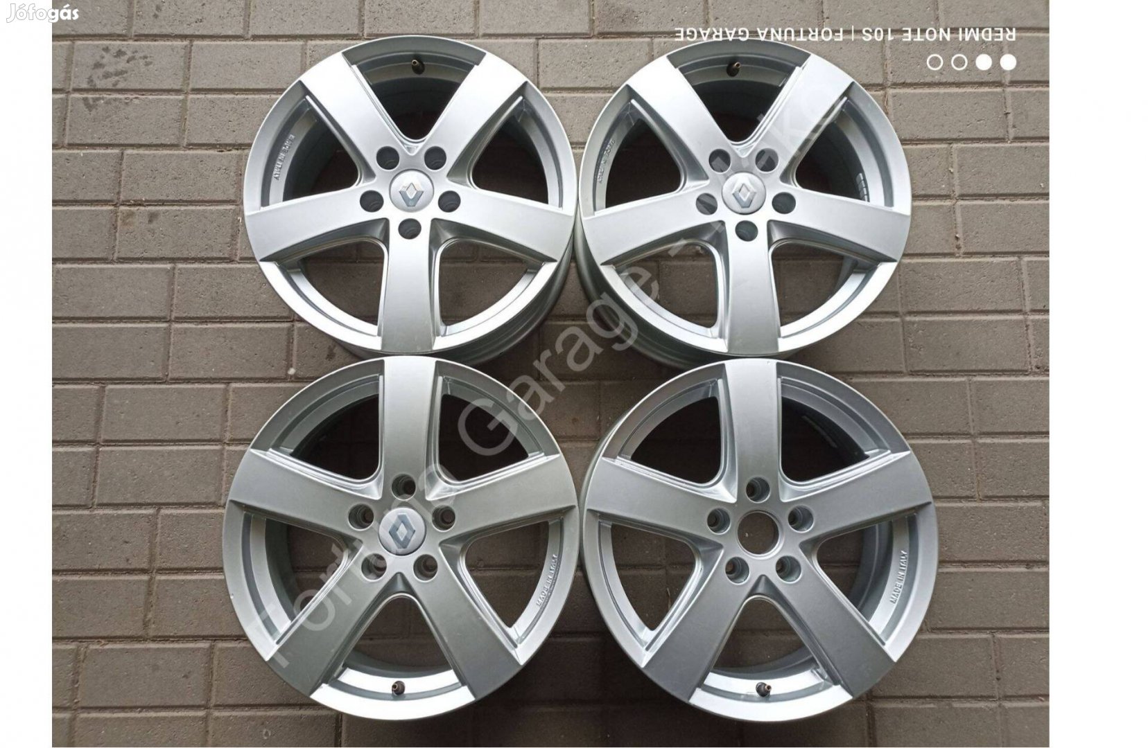 5x114.3 17" Renault/ Dacia/ Nissan/ Toyota újszerű alufelni garnitúra
